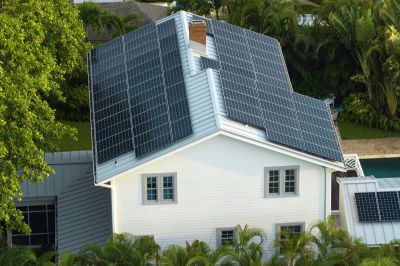Residential Solar Panel System Setup